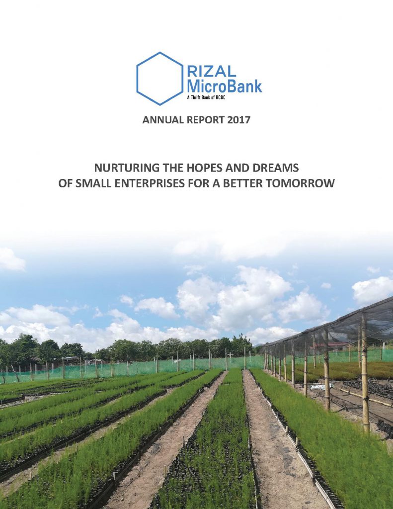 Annual Report & Balance Sheets – RCBC MicroBank
